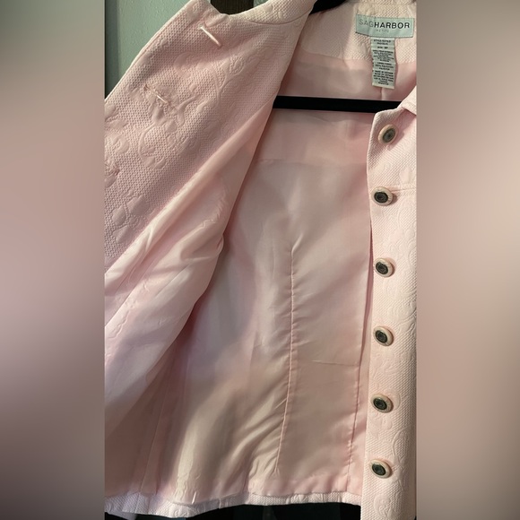 🎉SALE🎉 Sag Harbor Petite Pastel Pink Blazer Jacket | Size 8P - Picture 10 of 14
